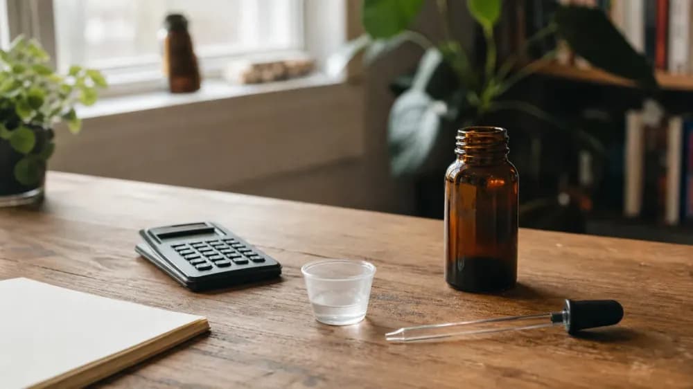 CBD per Drop Calculator: mg/mL and Bottle Strength